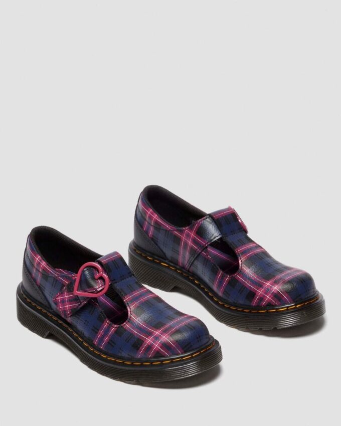 Zapatos Mary Jane JUNIOR POLLEY II Pink Tartan