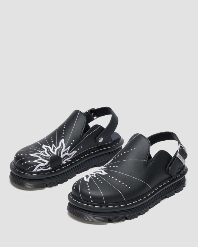 ZEBZAG MULE SOLAR FLARE Mules sin cordones de piel reciclada ZEBZAG MULE SOLAR FLARE Mules sin cordones de piel reciclada