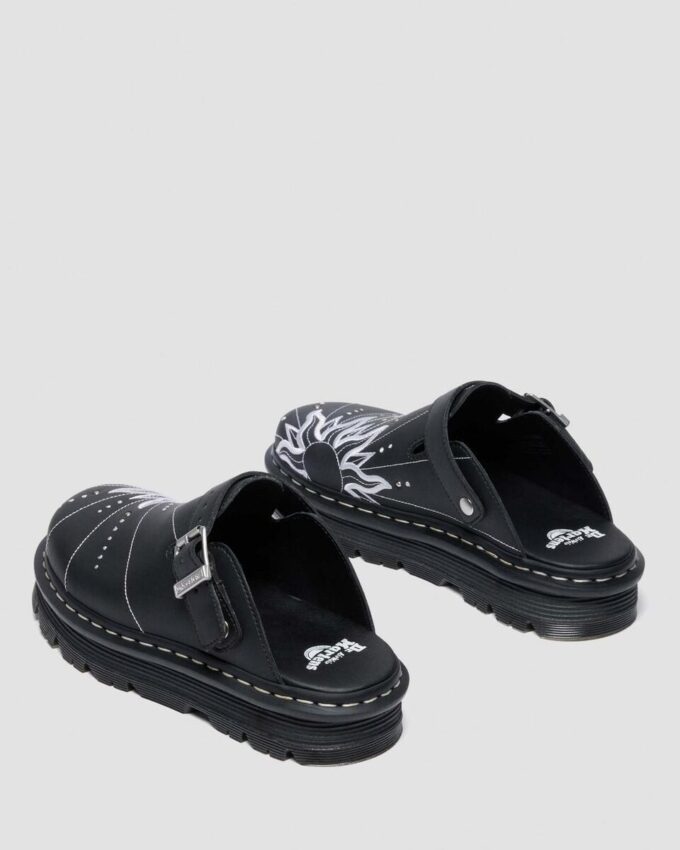 ZEBZAG MULE SOLAR FLARE Mules sin cordones de piel reciclada ZEBZAG MULE SOLAR FLARE Mules sin cordones de piel reciclada
